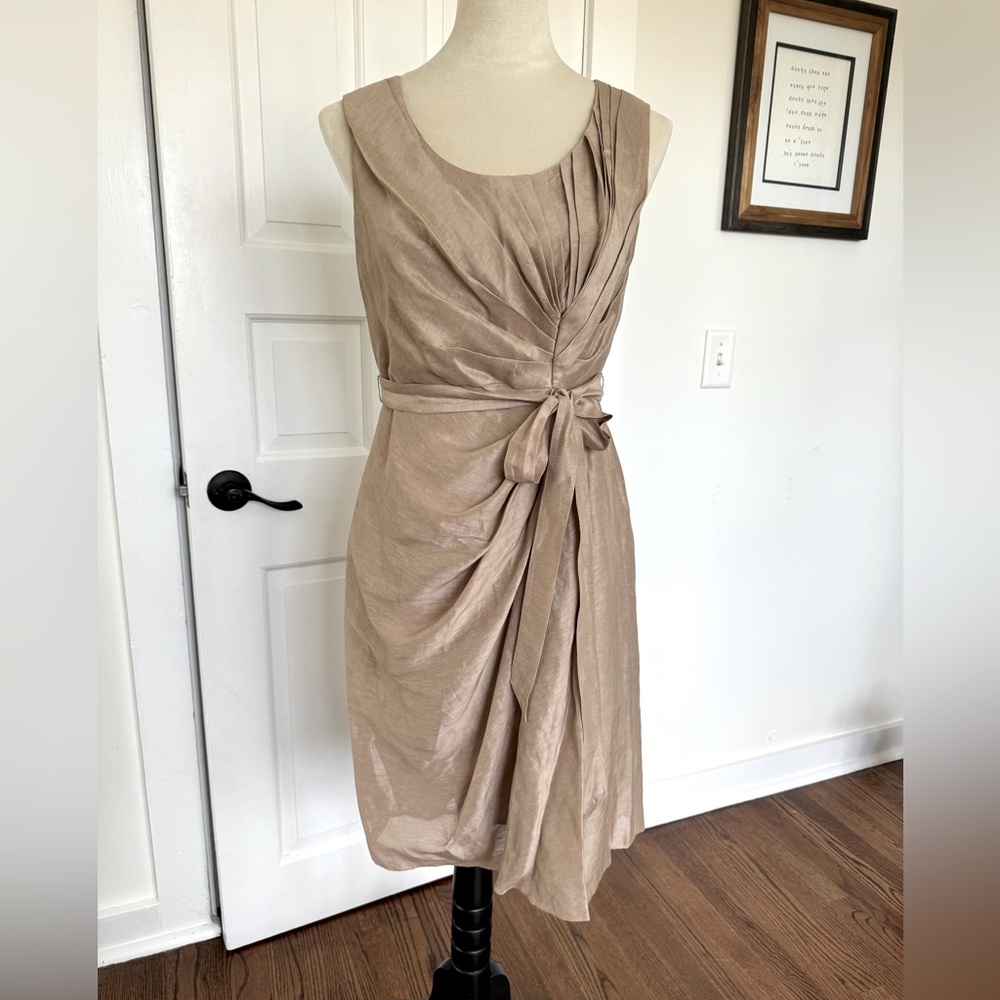 Quillaree for Anthropologie Beige Dress size 6